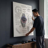 The Meridian Design canvas wall art