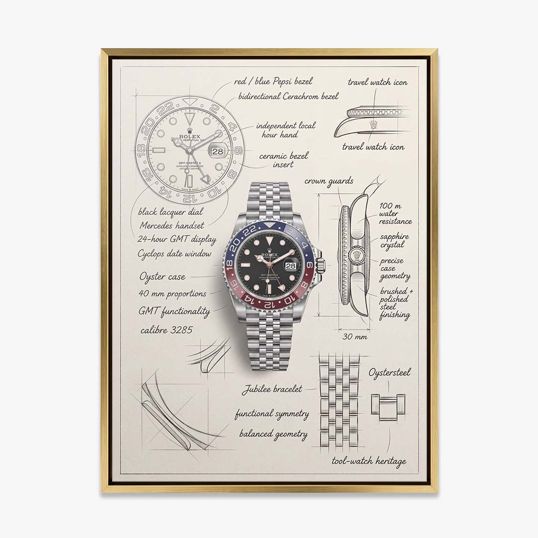 The Meridian Design canvas wall art