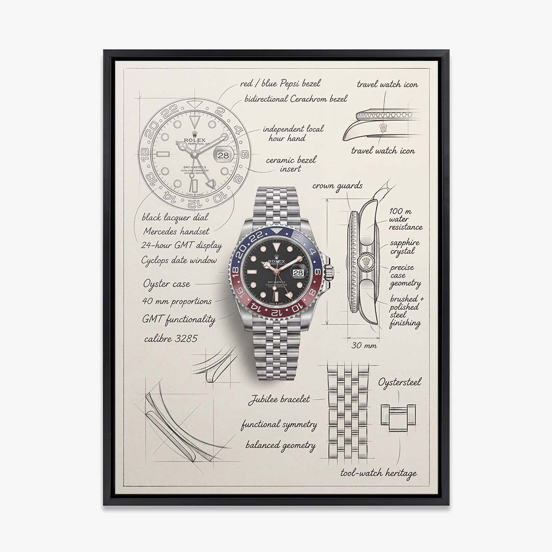 The Meridian Design canvas wall art