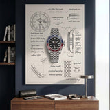 The Meridian Design canvas wall art