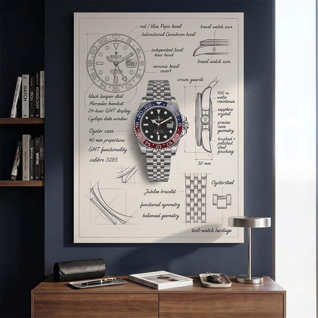 The Meridian Design canvas wall art