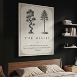 The Misfit canvas wall art