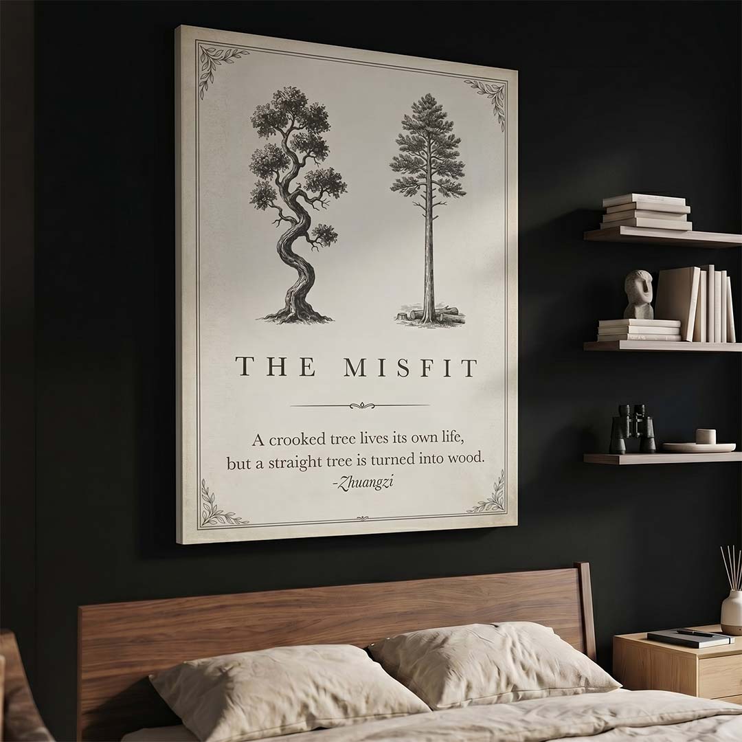 The Misfit canvas wall art
