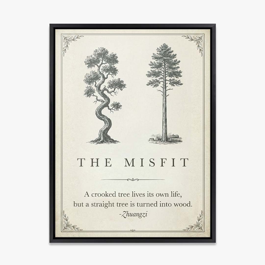 The Misfit canvas wall art