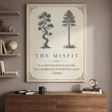 The Misfit canvas wall art