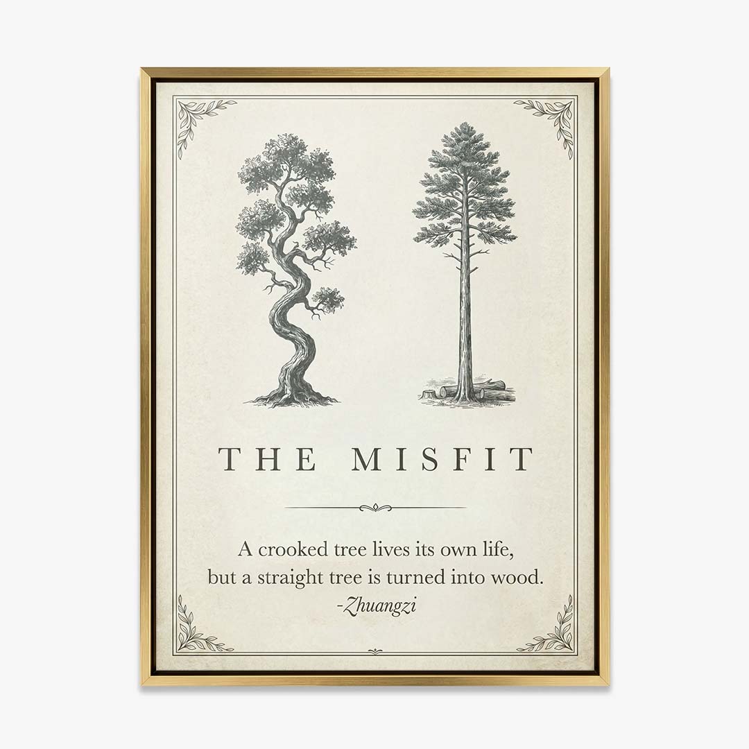The Misfit canvas wall art