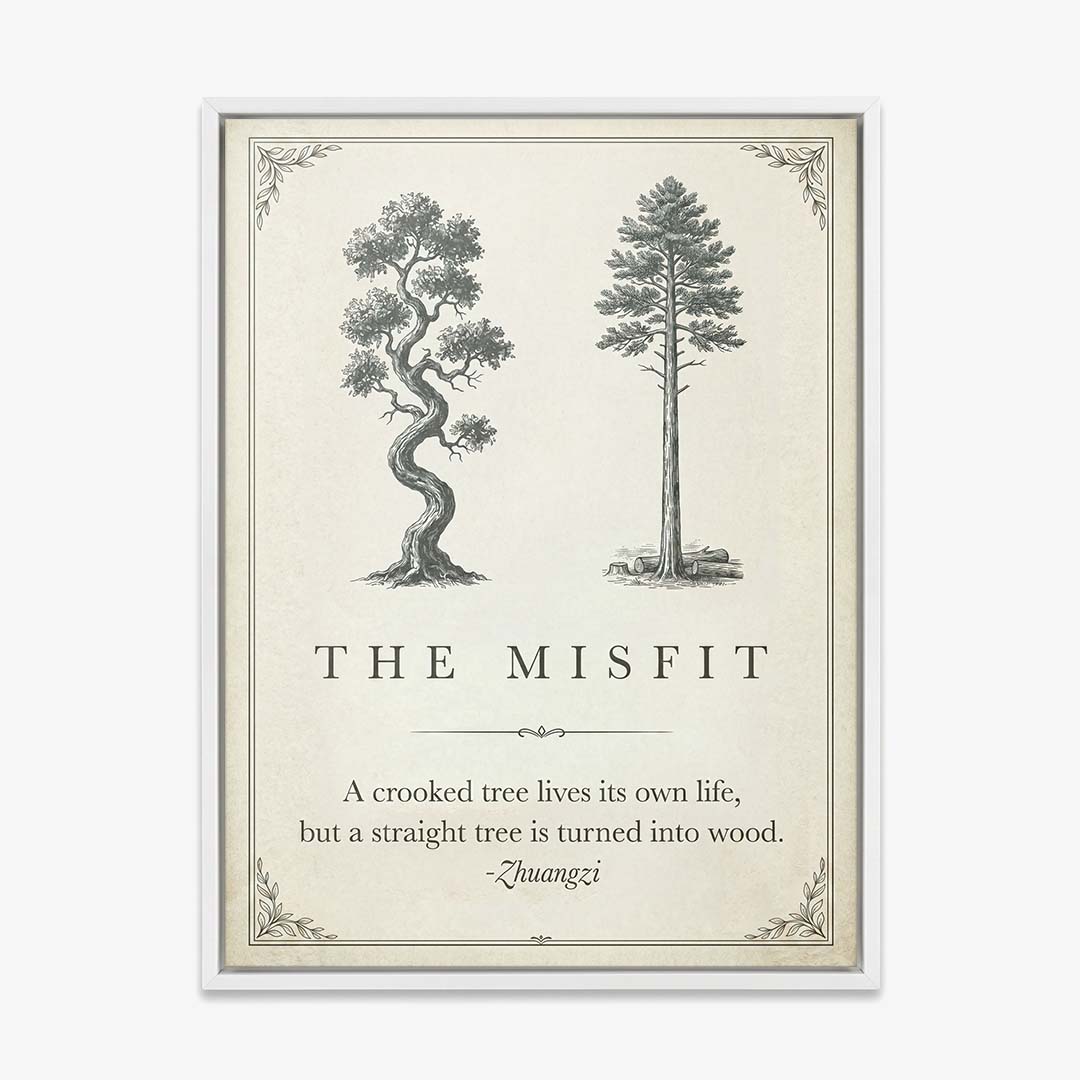 The Misfit canvas wall art