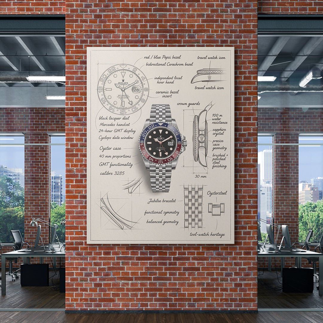 The Pepsi Design canvas wall art