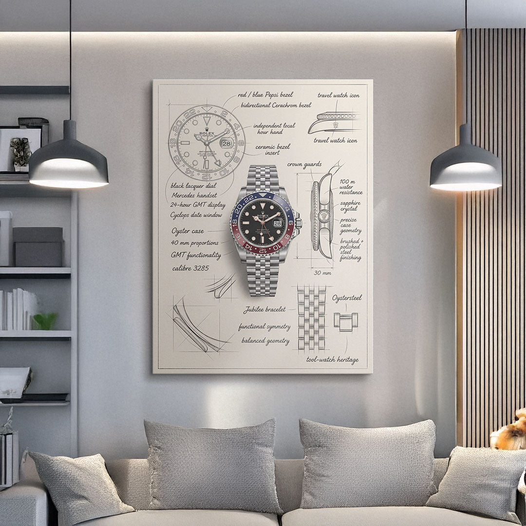 The Pepsi Design canvas wall art