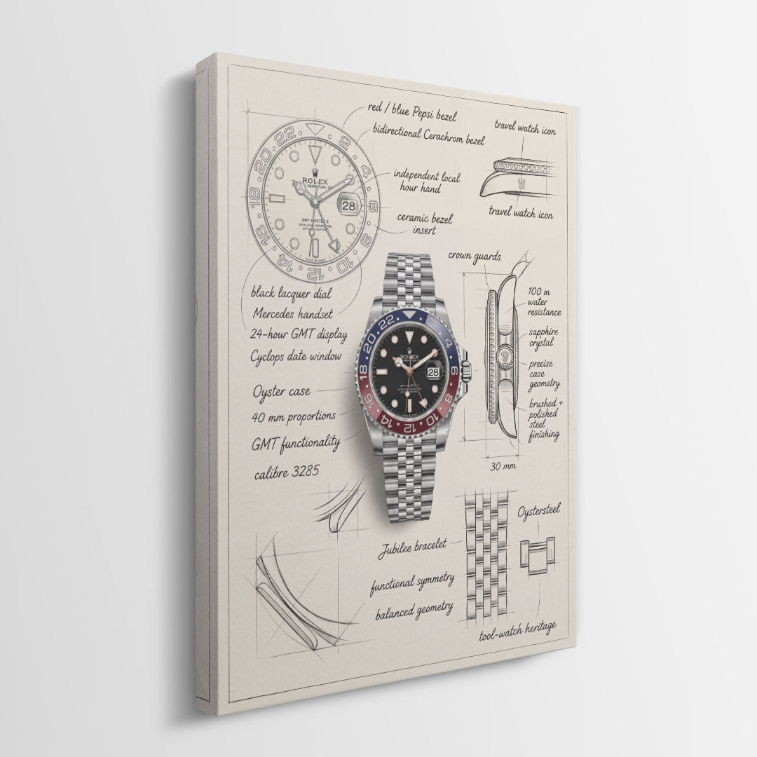 The Pepsi Design canvas wall art