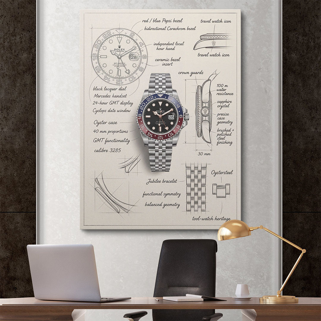 The Pepsi Design canvas wall art