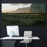 The Rough Path canvas wall art