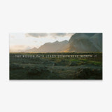 The Rough Path canvas wall art