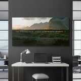 The Rough Path canvas wall art