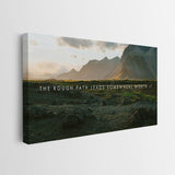 The Rough Path canvas wall art