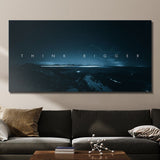 Think Bigger canvas wall art