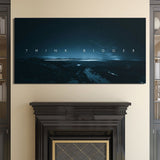 Think Bigger canvas wall art