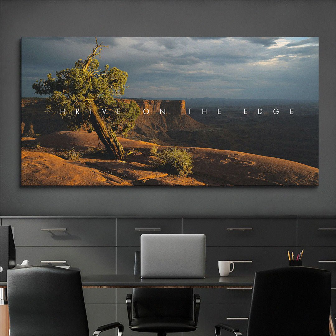 Thrive On The Edge canvas art
