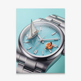 Time For A Swim watch canvas wall art print