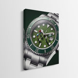 Time For Golf watch canvas showing the gallery-wrapped side edge