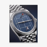 Time For Tennis watch canvas wall art print