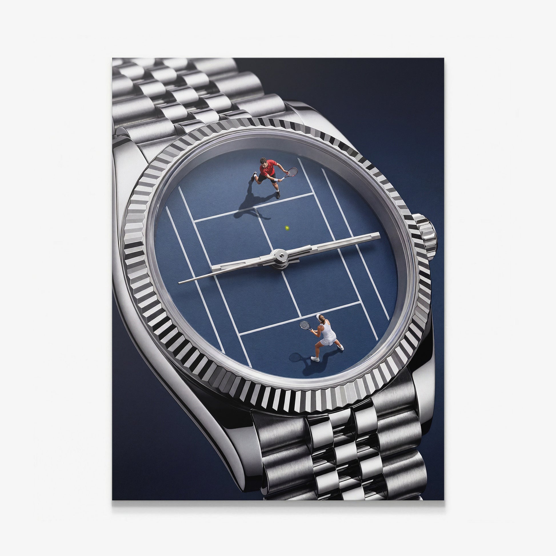 Time For Tennis watch canvas wall art print