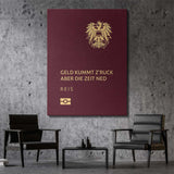 Travel More (Austria) canvas wall art