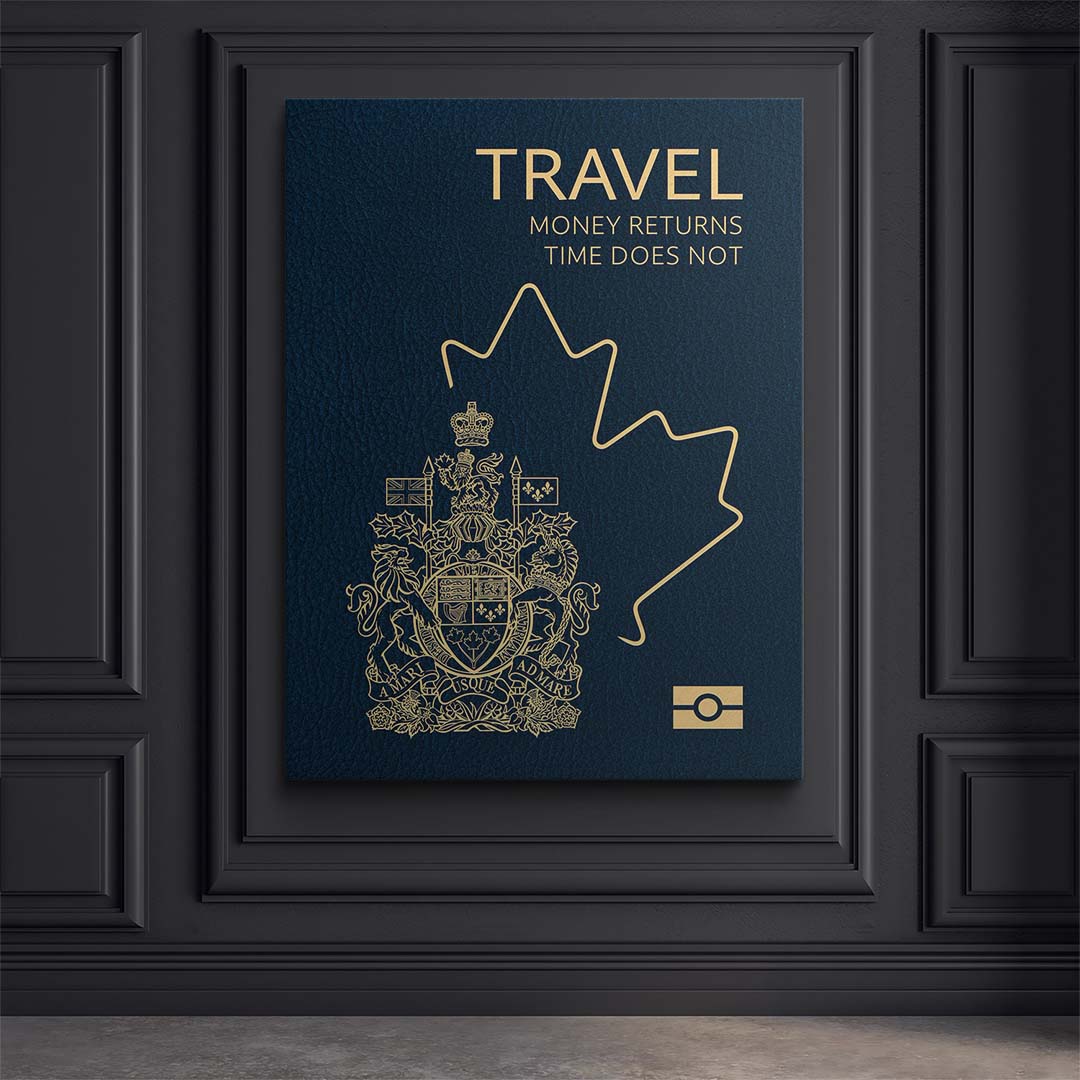 Travel More (Canada) canvas art