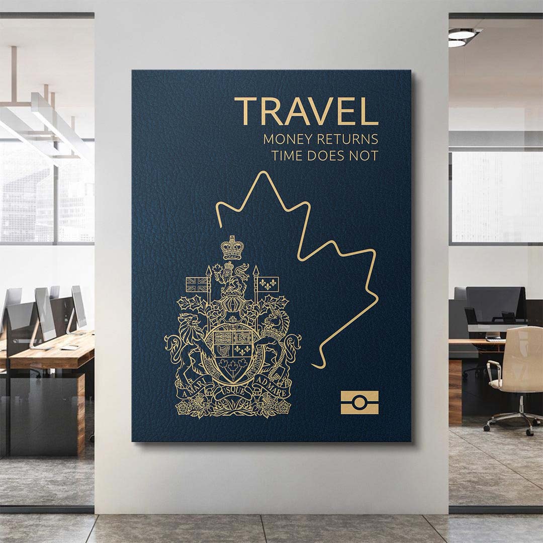 Travel More (Canada) canvas art