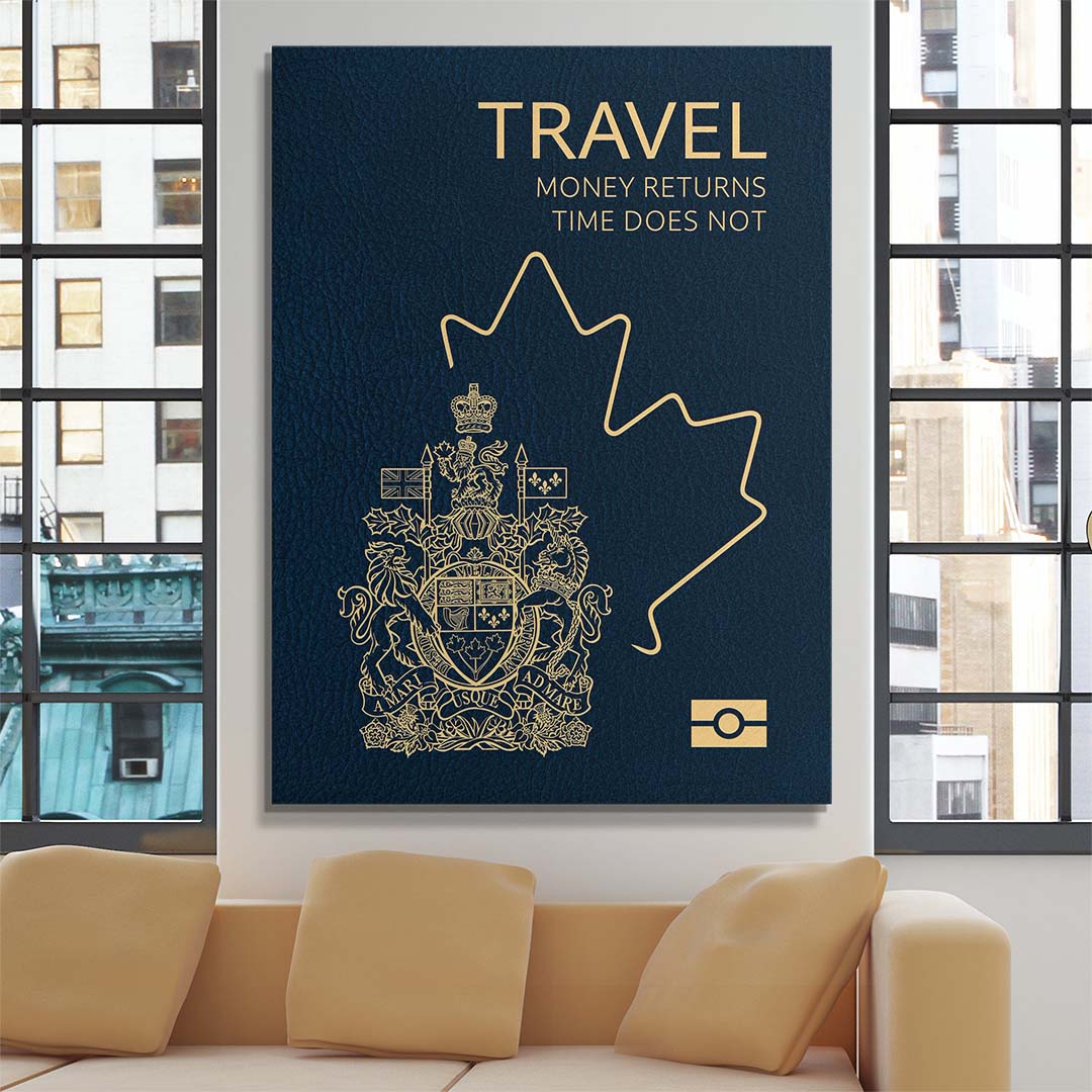 Travel More (Canada) canvas art