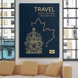 Travel More (Canada) canvas wall art
