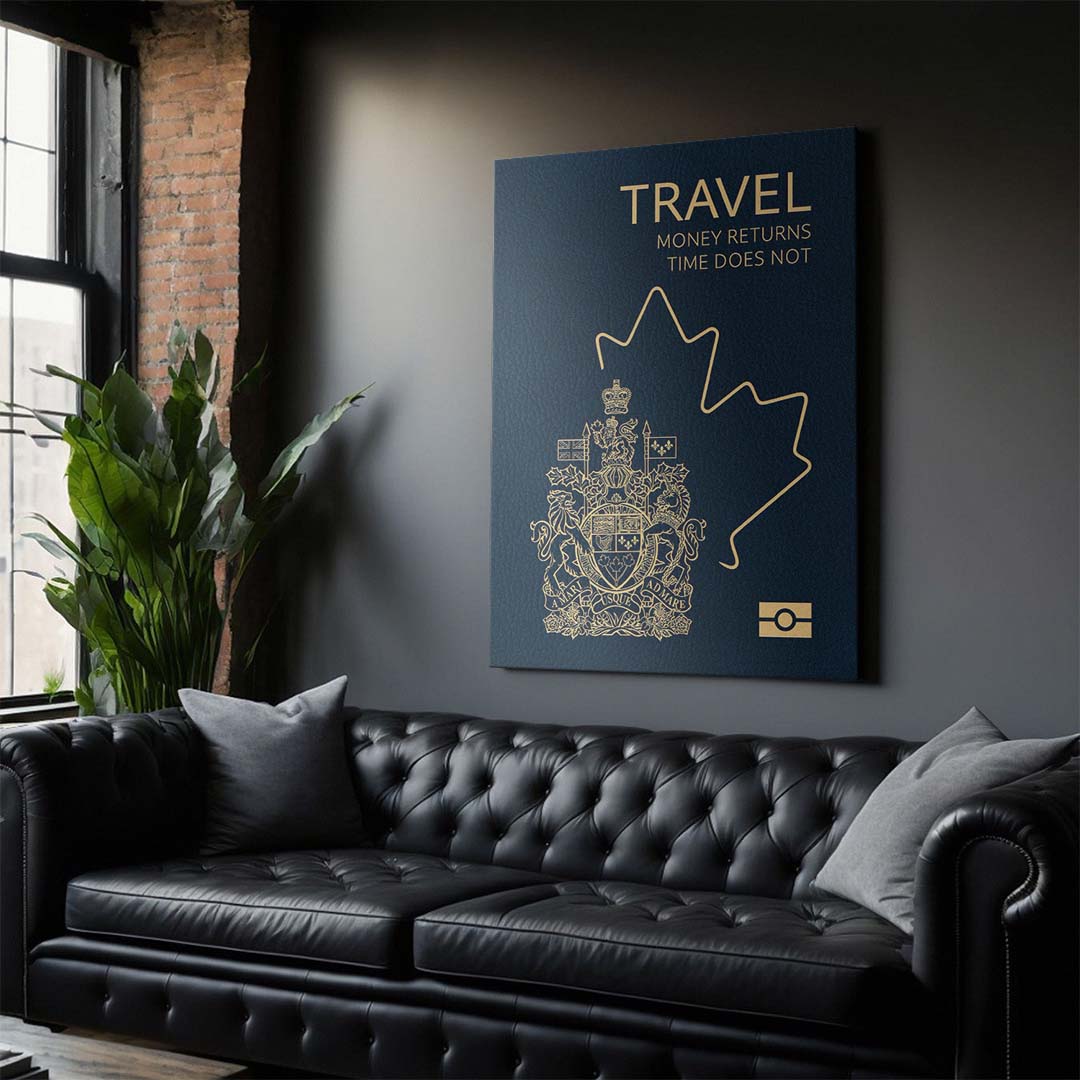 Travel More (Canada) canvas art