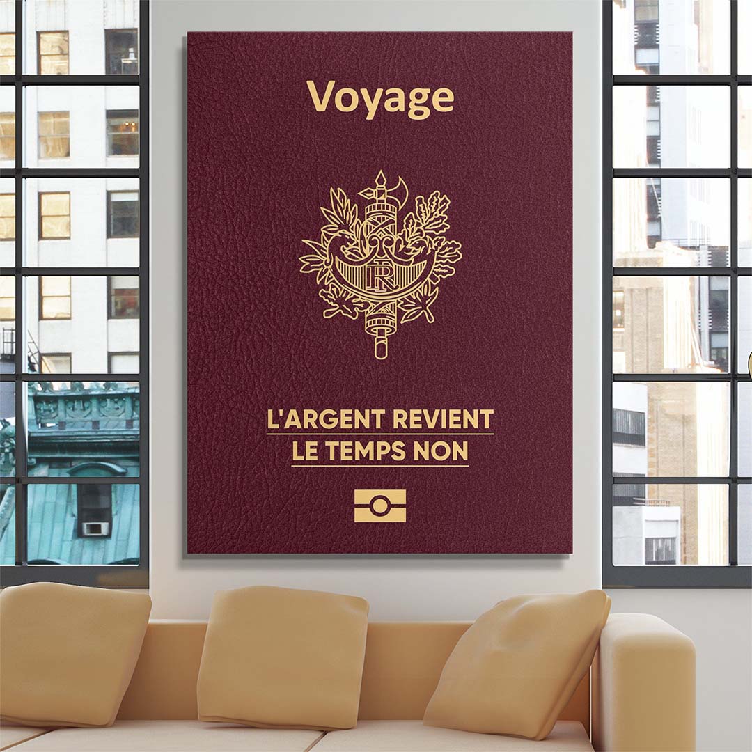 Travel More (France) canvas art