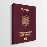 Travel More (France) canvas wall art