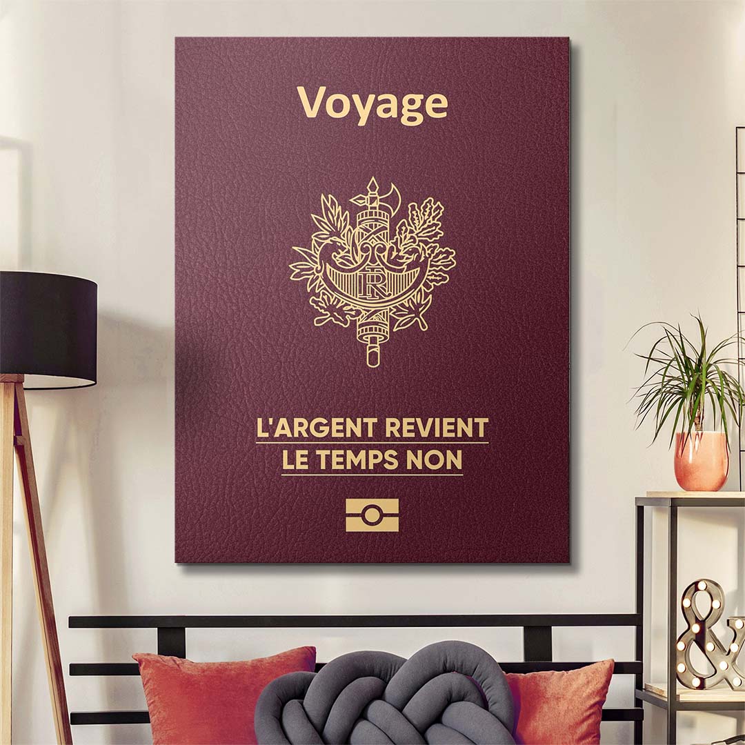 Travel More (France) canvas art