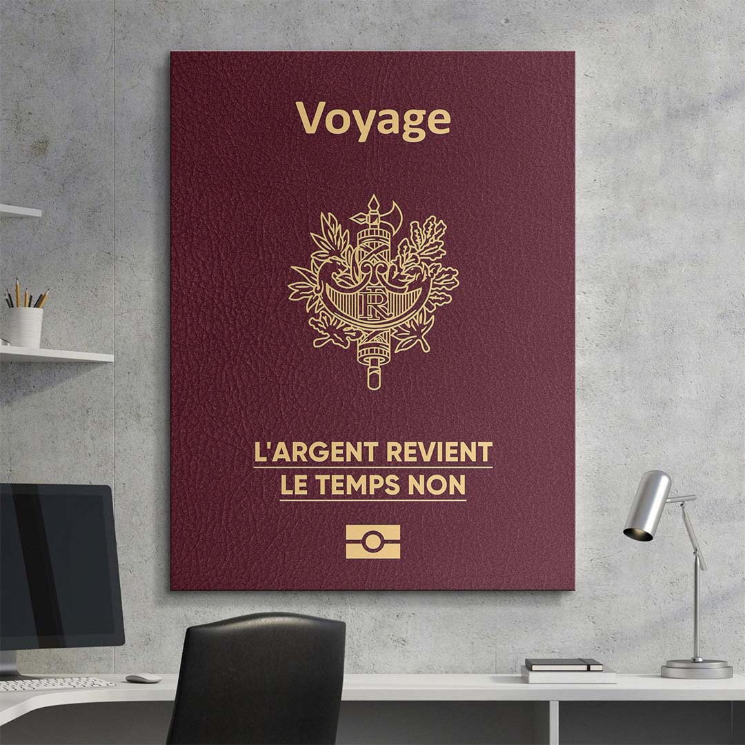 Travel More (France) canvas art