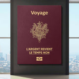 Travel More (France) canvas wall art