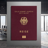 Travel More (Germany) canvas wall art