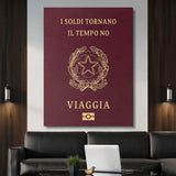 Travel More (Italy) canvas wall art