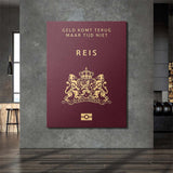 Travel More (Netherlands) canvas wall art