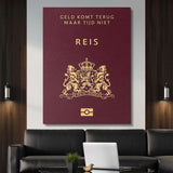 Travel More (Netherlands) canvas wall art