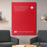 Travel More (Switzerland) canvas wall art
