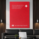 Travel More (Switzerland) canvas wall art