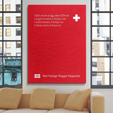 Travel More (Switzerland) canvas wall art