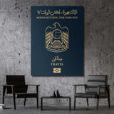 Travel More (UAE) canvas wall art