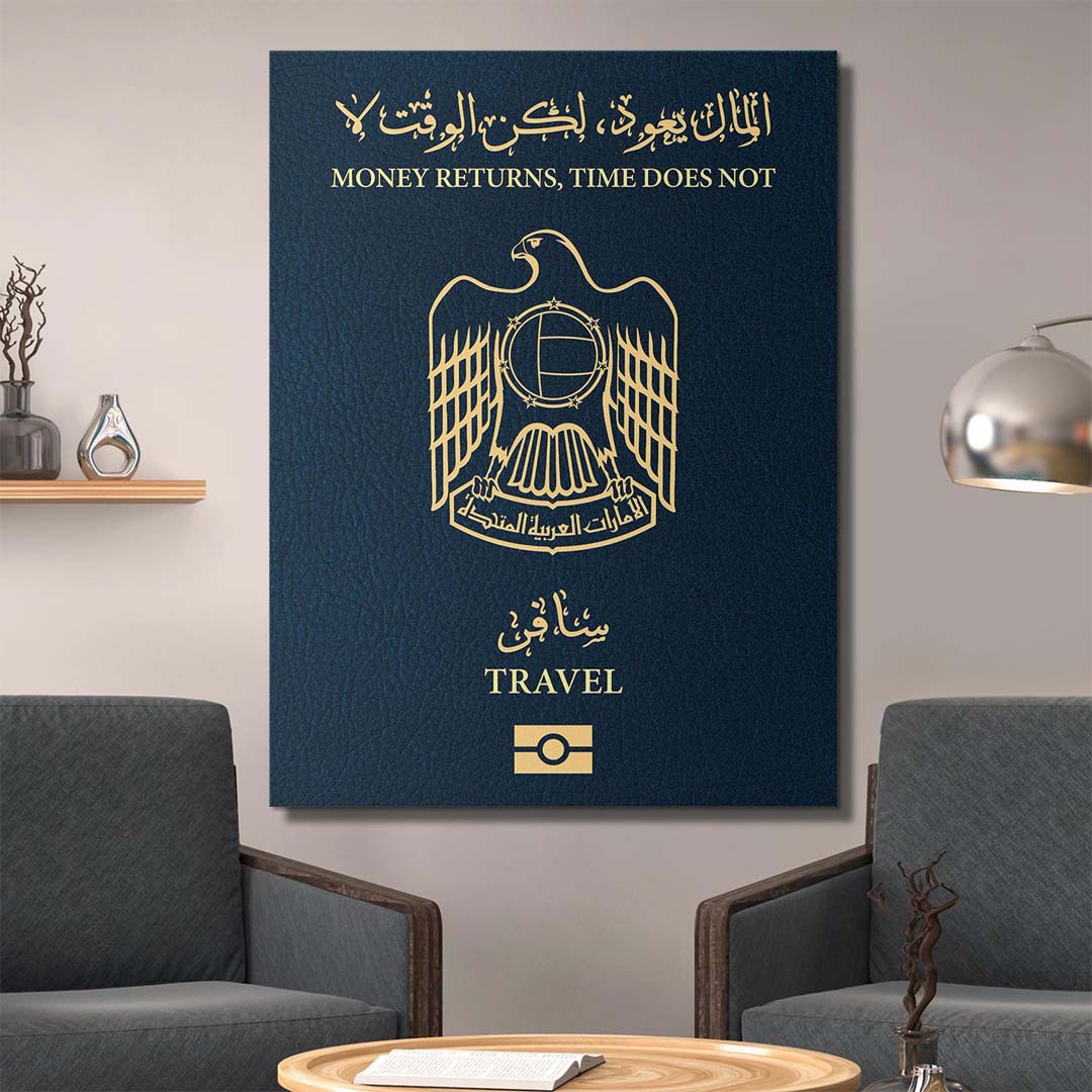 Travel More (UAE) canvas art