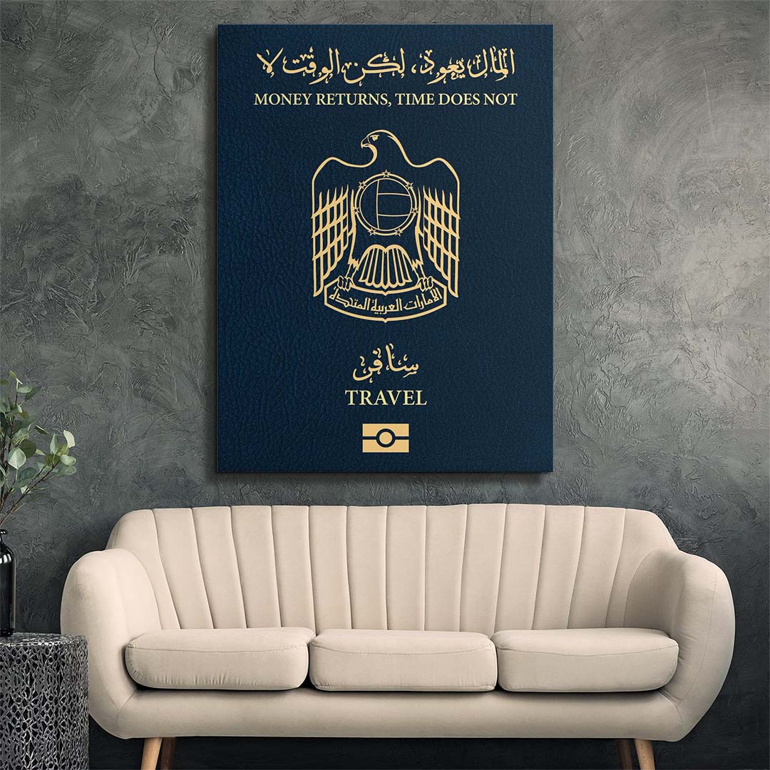 Travel More (UAE) canvas art