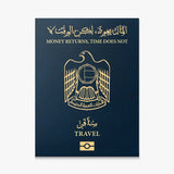Travel More (UAE) canvas wall art