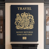 Travel More (United Kingdom) canvas wall art