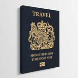 Travel More (United Kingdom) canvas wall art